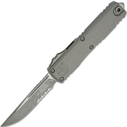 Microtech ULTRATECH GEN III ZBP S/E M390MK Apocalyptic Natural Clear Aluminum Handles 1121-11APNC - KNIFESTOCK