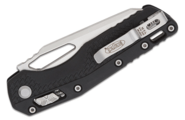 Microtech MSI® S/E Tri-Grip Injection Molded Black Stonewash Full Serr 210T-12PM - KNIFESTOCK