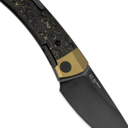 Kizer Mini MoMo S90V Titanium+Fat Carbon Camo Gold Ki3663A3 - KNIFESTOCK