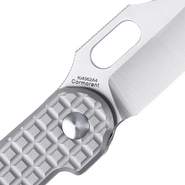 Kizer Cormorant Button Lock Knife Gray Titanium Ki4562A4 - KNIFESTOCK