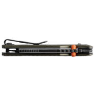 Vosteed Vombat M390 Black Stonewash Aluminum Olive Green A4105 - KNIFESTOCK