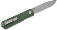CIVIVI Green Canvas Micarta Handle Includes 1PC Steel Tweezers &amp; Toothpick In The Handle Gray Stonew - KNIFESTOCK