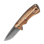 CJH belt knife, zebra wood - KNIFESTOCK