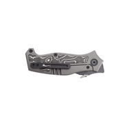 DC BLADES VENDETTA DLC, Silver Foil Carbon Fiber Inlay - KNIFESTOCK