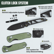 Kizer Drop Bear Azo Nitro V G10 Carbon Fiber V3619A4 - KNIFESTOCK