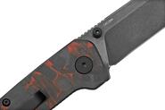 QSP Knife Penguin Mini 14C28N, CF overlay G10 Red QS130XS-E2 - KNIFESTOCK