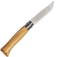 Opinel vri n ° 08 Inox Olive 002020 - KNIFESTOCK