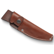 Viper Trail Clip Point Stonewash N690Co, Black SureTouch (G10,rubber), Leather sheath VT4066GG - KNIFESTOCK