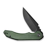 Civivi Bluetick Green Canvas Micarta HandleBlack Stonewashed 14C28N BladeNested Liner Lock C23050- - KNIFESTOCK