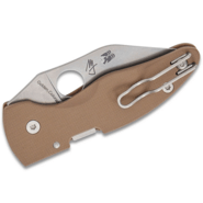 Spyderco MicroJimbo Brown G-10 CPM 15V SPRINT C264GPBN15V - KNIFESTOCK