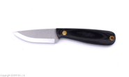 Brisa Necker 70-Black micarta 12C27 Scandi Sheath Multicarry 70 BRS-008-9806-1548 - KNIFESTOCK