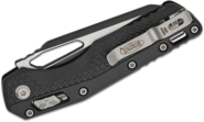 Microtech MSI® S/E Tri-Grip Polymer Black Full Serrated 210T-3PMBK - KNIFESTOCK