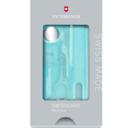 Victorinox SwissCard Nailcare, trasparente ice blue 0.7240.T21 - KNIFESTOCK