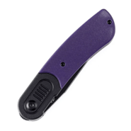 Kansept Reverie Black Stonewashed 154CM Black and Purple G10 T2025B5 - KNIFESTOCK