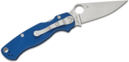 Spyderco Para Military 2 Cobalt Blue G-10 CPM SPY27 Reveal 14 C81GPCBL2 - KNIFESTOCK