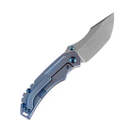 KANSEPT Pelican EDC CPM-S35VN, Blue Anodized Titanium K1018A5 - KNIFESTOCK