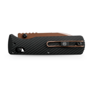 Vosteed Vombat  M390 Copper Dune Aluminum Black A4107 - KNIFESTOCK