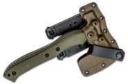 Halfbreed Blades Compact Rescue Axe - Tomahawk CRA-01 ODG - K110 - KNIFESTOCK