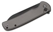 CIVIVI Gray Aluminum Handle Black Stonewashed 14C28N Blade Button Lock C20022B-3 - KNIFESTOCK