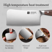 XINZUO B35 6.7 inch bone chopper red sandalwood X5Cr15MoV Steel - KNIFESTOCK