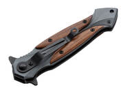 Magnum Starfighter XL Assisted 440A Aluminum w Cocobolo Wood Linerlock 06RY069 - KNIFESTOCK