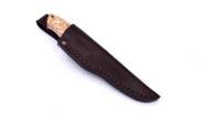 Brisa Trapper 95-curly birch N690Co Flat Sheath trapper 95 BRS-077-2071-1558 - KNIFESTOCK