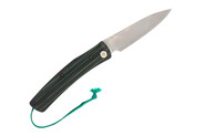 Mcusta MC-193C Higonokami Friction Folder VG-10 San Mai, Green/Black Laminated Hardwood Handle - KNIFESTOCK