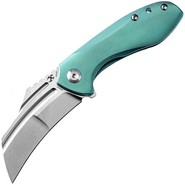 Kansept KTC3 Stonewashed CPM-S35VN Green Anodized Titanium K1031A4 - KNIFESTOCK