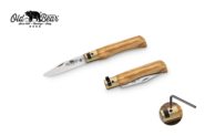 OLD BEAR® S - STAINLESS STEEL, OLIVE HANDLE, ROUNDED TIP BLADE 9357/17_LU - KNIFESTOCK