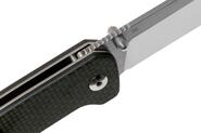QSP Knife Penguin, Satin D2 Blade, CF Overlay G-10 Handle QS130-E - KNIFESTOCK