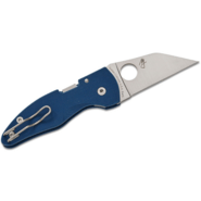 Spyderco MICROJIMBO COBALT BLUE G-10 CPM SPY27 PLAINEDGE - KNIFESTOCK