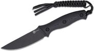 CIVIVI Black G10 Handle Black Stonewashed Nitro-V Blade With 1PC Black Lanyard, Black Kydex Sheath a - KNIFESTOCK