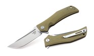 Bestech SCIMITAR D2, stone wash+satin, Beige G10 BG05C-1 - KNIFESTOCK