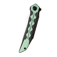 BESTECH SAMARI M390, Satin+Black, Titanium, Black+Green BT2009C - KNIFESTOCK