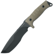 Fox Knives  TRAPPER IDROGLIDER COATED BLD 3D CNC MICARTA GREEN HANDLE FX-132 MGT - KNIFESTOCK