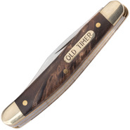 Schrade Old Timer 2 3/4&quot; Închis Junior cu Mâner din Lemn de Fier de Deșert. Oțel 7Cr17MoV. - KNIFESTOCK