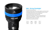 XTAR D06-1600 Duikzaklamp 1600lm - KNIFESTOCK