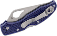 Spyderco BY04PSBL2 Meadowlark 2 Lightweight Blue - KNIFESTOCK