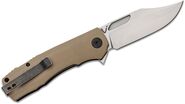 Petrified Fish PFP03 Victor Satin K110 khaki Micarta PFP03KMS - KNIFESTOCK