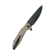 Kubey Nova Tan G10, Blackwash 14C28N KU117P - KNIFESTOCK