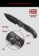 Halfbreed Blades Large Bush Folder - Folding Blade LBF-01 Gen-2 BLK - CPM 3V - KNIFESTOCK
