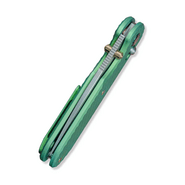 GEO Knife Ethereal Cutter SW M390 Blade SWGreen Ti - KNIFESTOCK