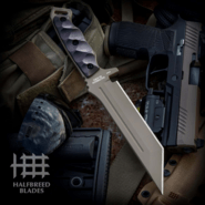 Halfbreed Blades Medium Infantry Knife - Fixed Blade MIK-05P DE - K340 - KNIFESTOCK