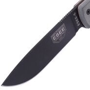 ESEE Knives Model 6 black blade, grey micarta handle, molded sheath - KNIFESTOCK