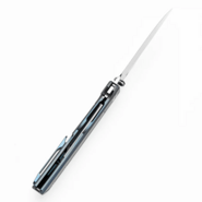 Kansept knives Bison Satin CPM S35VN Blue Anodized Titanium K1108B2 - KNIFESTOCK