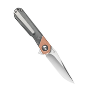 Kizer Comet Liner Lock Knife Copper &amp; Black Micarta - V3614C3 - KNIFESTOCK