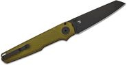 MKM MIURA – CPM Magnacut DSW bld - SOLID Green Alu hdl, BUTTON LOCK - REV. S/S CLIP MK MI-AGB - KNIFESTOCK