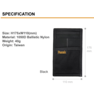 Magforce Stationery Pouch Black #3507B - KNIFESTOCK