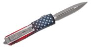 Microtech Ultratech D/E Apocalyptic F/S Flag SIG Series 122-12APFLAGS - KNIFESTOCK