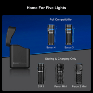 Olight 650mAh 3.6V IMR16340Rechargeable Lithium Battery Baton 4 Premium Edition - KNIFESTOCK